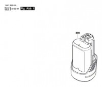 Bosch 2 607 336 889 OXI 10,8V Battery Pack Spare Parts